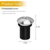 BELOMI 10 Pack 0.71 x 0.4 Inch Motorcycle Windshield Bolt Kit, Titanium view 2