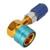 Luqeeg Quick Coupler, Auto Air Conditioning Air Hose Fittings, Fast and Stable Links for Professional Parts Replacement view 4
