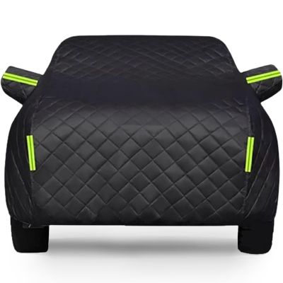 Hail Car Cover Protection for Peugeot 508 SW,Thick Cotton Car Covers Indoor Outdoor All Weather Protection with Reflective Strip,Black