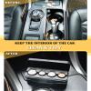 Larger Capacity Coin Holder for Car, Compact Portable Change Coin Organizer view 2