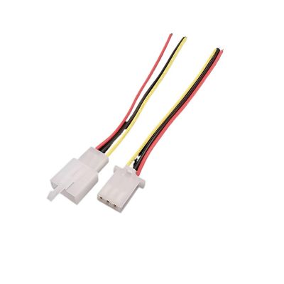 BTYSEQ 10 Pairs 2.8mm 2/3/4/6/9 Pin Male Female Plug Automotive Electrical Wire Cable Connector Terminal Plug For Motorcycle Car(3Pin)