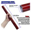 GAOLAOSY High Glossy Wood Grain Wrap Sticker Decal for Car, Vinyl Waterproof Automotive Interior Decorative Sticker, Self Adhesive Stretchable Vehicle DIY Film Wrap Accessories (1301) view 2