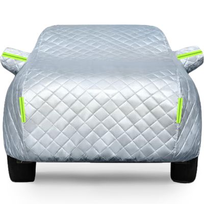 Hail Car Cover Protection for Ford Taurus(1995-2019),Thick Cotton Car Covers Indoor Outdoor All Weather Protection with Reflective Strip,Silver