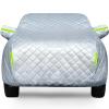 Hail Car Cover Protection for Ford Taurus(1995-2019),Thick Cotton Car Covers Indoor Outdoor All Weather Protection with Reflective Strip,Silver view 1