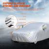 Hail Car Cover Protection for Ford Taurus(1995-2019),Thick Cotton Car Covers Indoor Outdoor All Weather Protection with Reflective Strip,Silver view 4