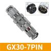 VDAQXKP DF30 GX30 30MM Metal 2 3 4 5 6 7 8 10 14 Pin Industrial IP67 Plug Socket Automotive Connector PCB Waterproof Adapter(7PIN) view 2