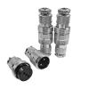 VDAQXKP DF30 GX30 30MM Metal 2 3 4 5 6 7 8 10 14 Pin Industrial IP67 Plug Socket Automotive Connector PCB Waterproof Adapter(7PIN) view 3
