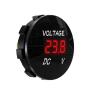 Automobile Voltmeter Detection Voltage Meter Retrofit On-Board USB Car Charging Bottle DC 5V-48V LED Digital Display with Socket(Red) view 2