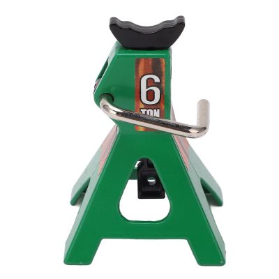 RiToEasysports RC Jack Stand, RC Car Repair Frame Adjustable Height Simulation Decorative Accessory Mini Lifting Jack for SCX10 D90 1/10 Car (Red (Green)