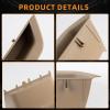 DIRBOERF Beige Left Door Armrest Handle Storage Compartment Compatible With BMW X3 F25 2010-2016 X4 F26 2014-2017 Driver Side Cover Container Storage Box Armrest Cover view 2