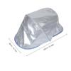 MotorCart Basics Cushion Waterproof Cover Oxford Fabric Electric Scooter Cover Outdoor Motorcycle Cover Motorbike Seat Cover Motorcycle Cushion Cover Bicycle Rainproof Cover Oxford Cloth Silver view 2