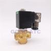 Normally open 16bar Brass high temperature steam 2 way solenoid valve 1/4 inch 24V DC Orifice 2.5mm FKM direct acting(AC110V) view 2