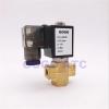 Normally open 16bar Brass high temperature steam 2 way solenoid valve 1/4 inch 24V DC Orifice 2.5mm FKM direct acting(AC110V) view 3