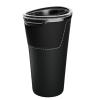 LoopTime Leakproof Car Trash Can,Mini Car Trash Bin for SUV and Truck,Small Removable Liner Cars Garbage Can,Waterproof Automotive TrashCan for Vehicle,Home,Office,Multipurpose,Easy to Clean (Black 2) view 1