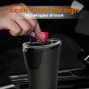LoopTime Leakproof Car Trash Can,Mini Car Trash Bin for SUV and Truck,Small Removable Liner Cars Garbage Can,Waterproof Automotive TrashCan for Vehicle,Home,Office,Multipurpose,Easy to Clean (Black 2) view 4