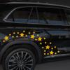 30 Pcs Star Vinyl Car Stickers Stars Car Body Sticker Star DIY Laptop Wall Home Decoration (Reflective Yellow) view 4