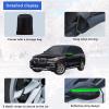 MotorCart Basics Half car Cover Compatible with KIA Mohave 2009-2025,dust-Proof,Waterproof,Snow-Proof,Windproof(Black) view 4