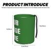 Personalized Foldables Car Trash Can,Customize Reusable Car Trash Can with Photo Text Logo,Style9 view 2