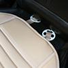 Universal Car Front Seat Cover, Beige PU, Anti-Slip Waterproof Cushion view 4