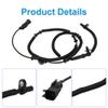 Rear ABS Wheel Speed Sensor (Left or Right), Fits for 2012-2020 Chrysler Dodge Ram Minivan, Replaces OEM 68127990AA, 10332 view 2