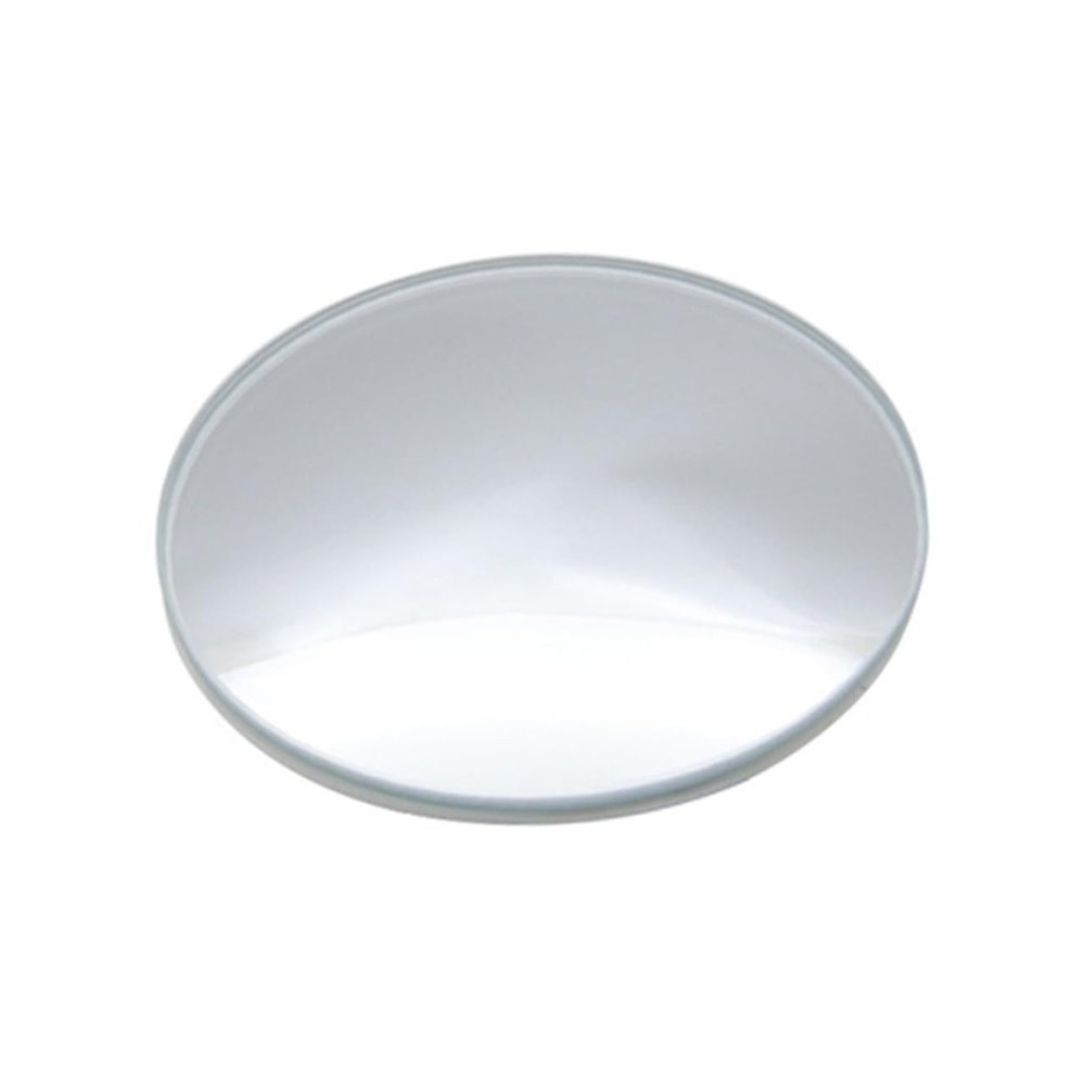 Happyyami Single Small Circular Vehicle Mirror Frameless Wide Angle Rearview Assistant Mirror Resistant for Cars Trucks Suvs Rvs Easy Adhesive Installation