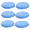 MotorCart Basics 6pcs Reusable Waxing Polishing Pads Pressure Hand Applicator for Car Detailing Auto Cleaning Tool for Smooth Wax Application and Enhanced Car Beauty view 1