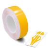 Self-Adhesive Vinyl Pin Stripe Roll Decal Sticker Tape 32ft 9.80m - AMBER YELLOW, 3/4" | 19mm, Universally Compatible for Cars, Trucks, Vans, Motorcycles, Bikes, Helmets, Arts & Crafts view 1