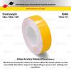 Self-Adhesive Vinyl Pin Stripe Roll Decal Sticker Tape 32ft 9.80m - AMBER YELLOW, 3/4" | 19mm, Universally Compatible for Cars, Trucks, Vans, Motorcycles, Bikes, Helmets, Arts & Crafts view 3