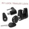 VOSAREA Trailer Coupler Lock Plated Tongue Lock for Rv Utility Trailers Portable and Stylish Hitch Security with Keys Durable Design view 4
