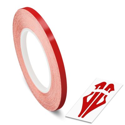 AutoXpress Motors Group Self-Adhesive Vinyl Pin Stripe Roll Decal Sticker Tape 32ft 9.80m - RED, 1/8" | 3mm, Universally Compatible for Cars, Trucks, Vans, Motorcycles, Bikes, Helmets, Arts & Crafts