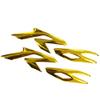 3D Pop Up Logo Emblem Badge Sticker Side Fender Decal Compatible with Yamaha YZF R6 S (Gold) view 3