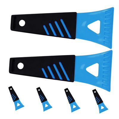 6pcs Portable Ice Scrapers for Cars Durable Frost and Snow Remover for Windshield Multi Purpose Scrapers for Easy Vehicle Winter Maintenance