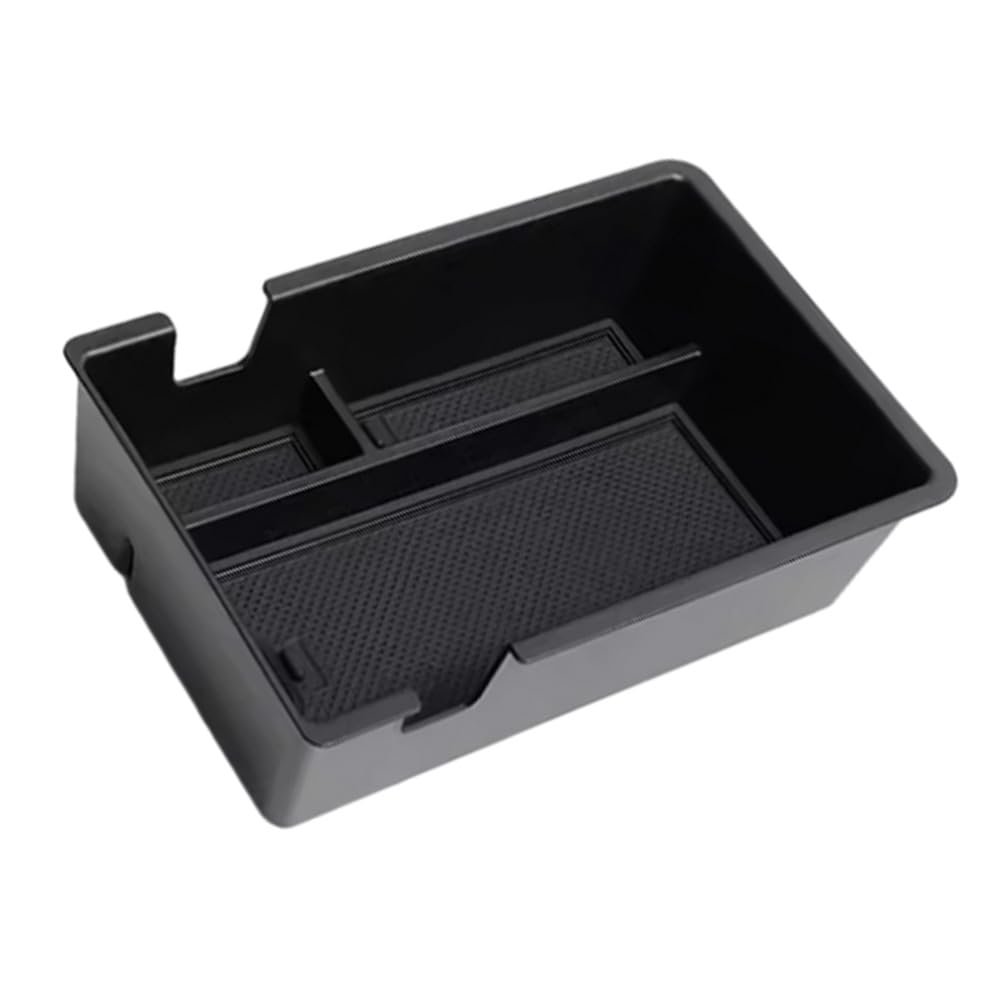 KACEPAR Center Control Armrest Box Storage Box, Automotive Center Console Organizer, Compatible with BYD Yuan Up 2024-2026, Compatible with BYD Atto 2 2024-2026, 1PC (Black)