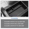 KACEPAR Center Control Armrest Box Storage Box, Automotive Center Console Organizer, Compatible with BYD Yuan Up 2024-2026, Compatible with BYD Atto 2 2024-2026, 1PC (Black) view 4