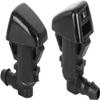 Boxonly 4pcs Front Windshield Washer Nozzles Kit with Rubber Gaskets for Ford Edge 20112015, Lincoln MKX 20112015, Replaces BT4Z-17603-A, Dual Jet Spray Design, Black view 3