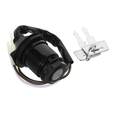 JUMPLAWN Motorcycle Ignition Switch Key Ignition Switch Replacement for Mini Bikes Atvs Durable Design for Easy Installation Optimal Performance for Motorcycle Electrical Systems
