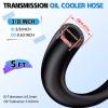 Boltigen 3/8 ID Transmission Oil Cooler Hose, 5FT Transmission Cooler Line for Power Steering, Hydraulic Systems, 300PSI Power Steering Hose, SAE J1532 (3/8''-5FT) view 2