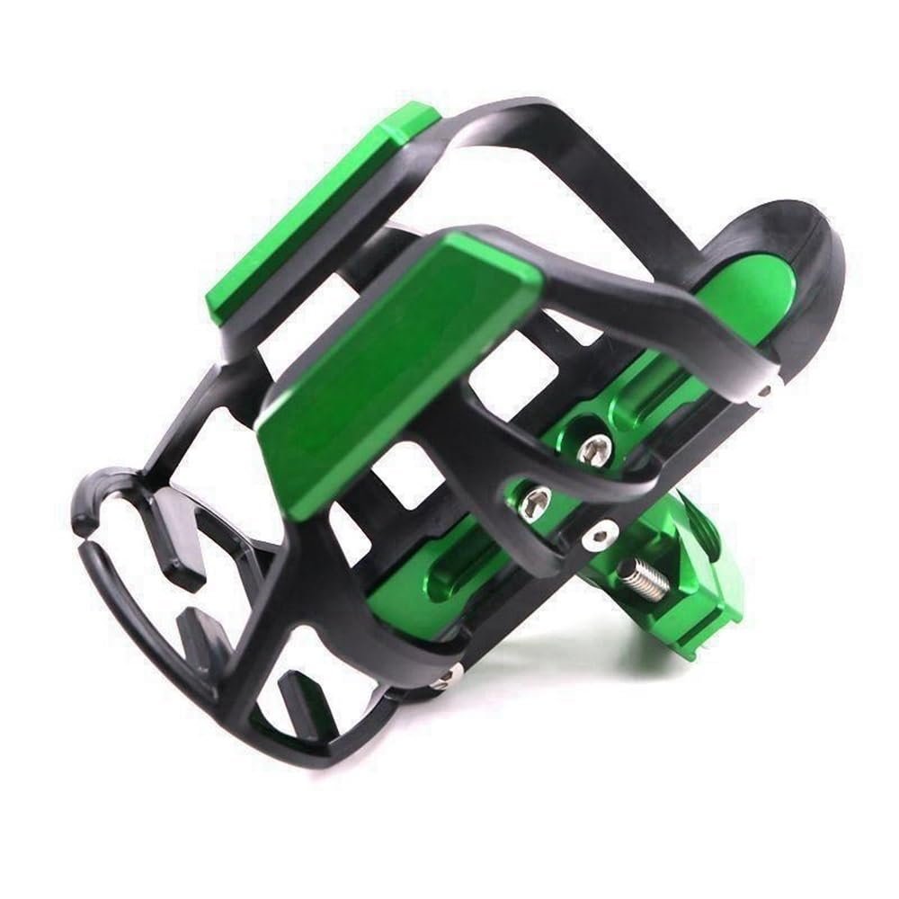 QUNMDYM for Kymco CT250/300 S350/250/400 Motorcycle Cup Holder Bumper Diameter 18-33MM Drink Holder(Green)