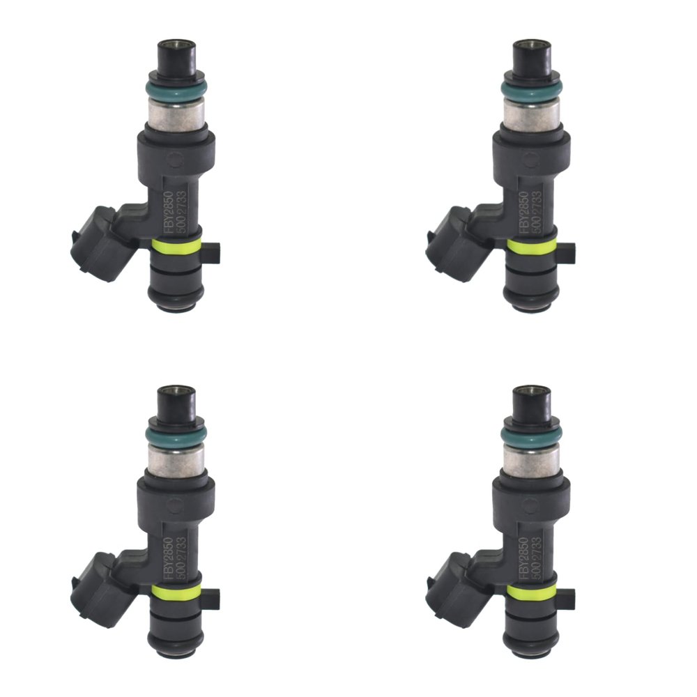 4 Pcs 16600-EN200 Fuel Injectors Replacement for Nissan Sentra 2.0L 2007-2012, for Nissan Versa Cube 1.8L 2009-2014 NV200 2L 2013 2014 2015 2016 2017, Replace# FBY2850, FJ1056, 1580932, FIJ0026