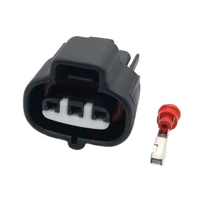 automotive connectors 1/5 Set 3 Pin Automobile Connectors 6189-0099 90980-10841 easy replacement(Female,1 Set)