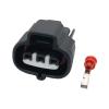 automotive connectors 1/5 Set 3 Pin Automobile Connectors 6189-0099 90980-10841 easy replacement(Female,1 Set) view 1