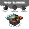 Hitch Cover Fits for 2-Inch Hitch,Butterfly with A Cityscape at Sunset in The Background Rubber Trailer Hitch Cover Tube Plug Insert,Car Exterior Accessories, Receiver Tube Hitch Plug view 2