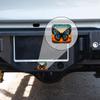 Hitch Cover Fits for 2-Inch Hitch,Butterfly with A Cityscape at Sunset in The Background Rubber Trailer Hitch Cover Tube Plug Insert,Car Exterior Accessories, Receiver Tube Hitch Plug view 4