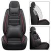 LEYPOCO for Nissan Ariya 2023-2025 Seat Covers,Waterproof,Abrasion-Resistant PU Leather Full Set Seat Cover(Luxury Black&Red) view 2