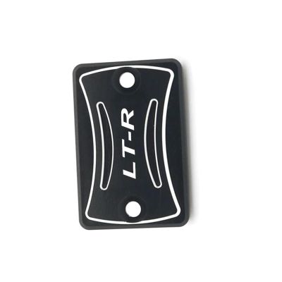 EGFEY Motorcycle Reservoir Accessories Motorcycle Front Brake Fluid Reservoir Cover for Suzuki LT-R450 LTR 450 Quad Racer 2006 2007 2008 2009(Black)