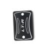 EGFEY Motorcycle Reservoir Accessories Motorcycle Front Brake Fluid Reservoir Cover for Suzuki LT-R450 LTR 450 Quad Racer 2006 2007 2008 2009(Black) view 1