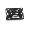 EGFEY Motorcycle Reservoir Accessories Motorcycle Front Brake Fluid Reservoir Cover for Suzuki LT-R450 LTR 450 Quad Racer 2006 2007 2008 2009(Black) view 4