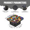 Hitch Cover Fits for 2-Inch Hitch,Colorful Rocks in Diverse Arrangement Rubber Trailer Hitch Cover Tube Plug Insert,Car Exterior Accessories, Receiver Tube Hitch Plug view 2
