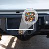 Hitch Cover Fits for 2-Inch Hitch,Colorful Rocks in Diverse Arrangement Rubber Trailer Hitch Cover Tube Plug Insert,Car Exterior Accessories, Receiver Tube Hitch Plug view 4