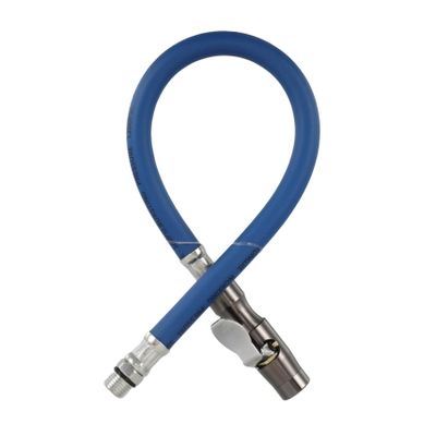 Self-locking Tire Inflator Hose Adapter for Air Nozzles and Hoses